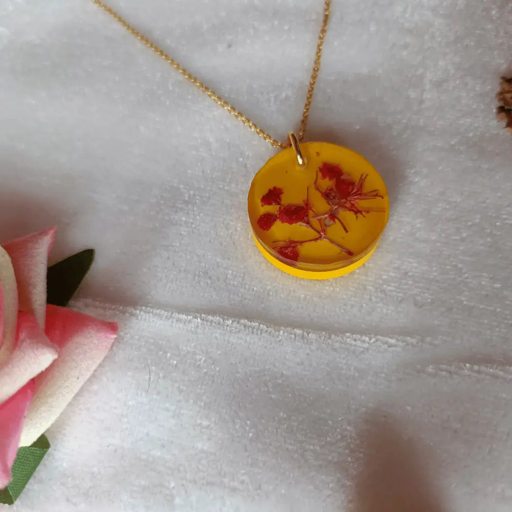 Unique Resin Jewellery With Preserved Baby Flower online