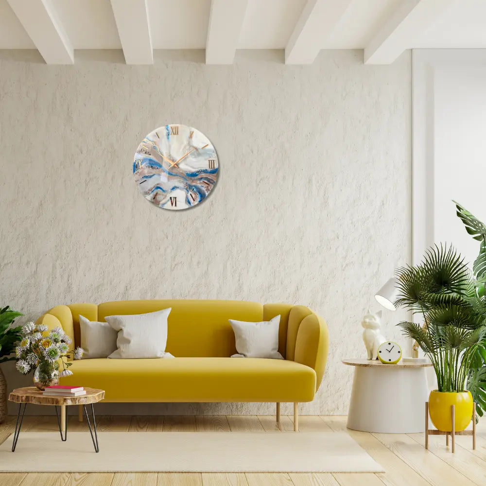Unique Resin Wall Clock For New Villa