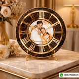 Premium varmala preservation clock/ flower preservation wall clock