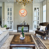 Wall Decoration Of Hall Wall Clock with Marble Effect