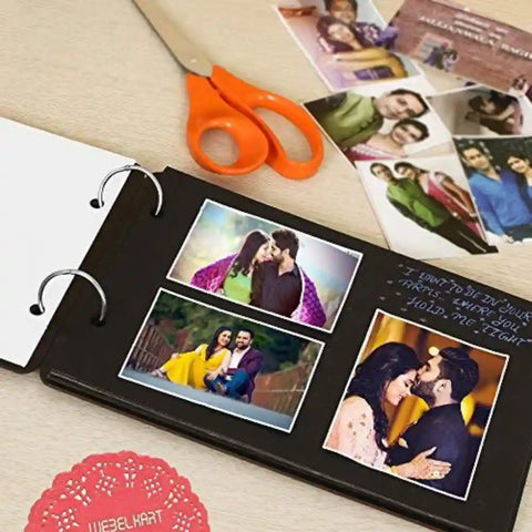 Wooden DIY Photo Album Scrapbook Memory Book for Home Decor
