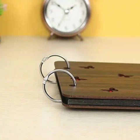 Wooden DIY Scrapbook Memory Book Photo Album for Home Decor
