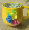Designer Beautiful Mug Planter For Bulk Gift/ Return Gift