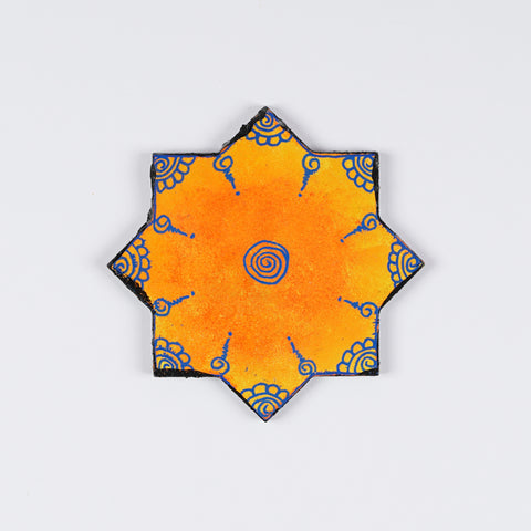Hand - Painted Tea Coasters Set Of 6