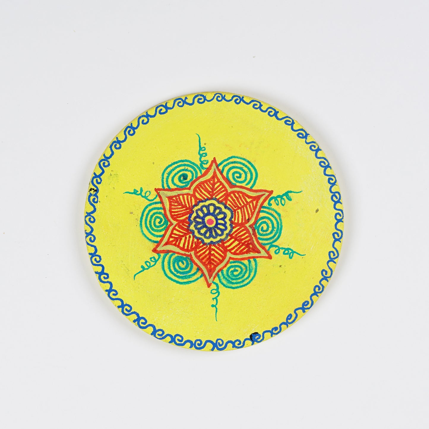 Handmade Round Mandala Tea Coasters