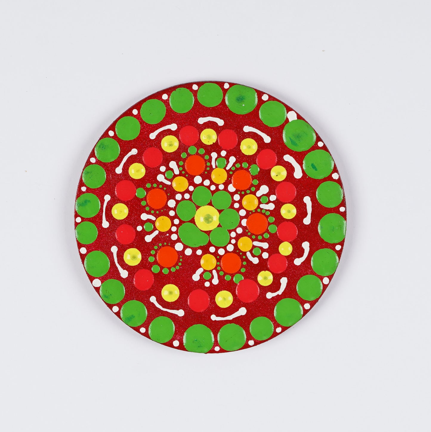 Handmade Round Mandala Tea Coasters