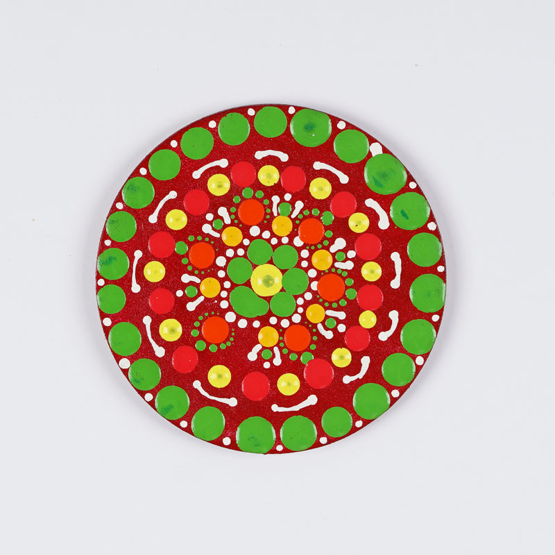 Handmade Round Mandala Tea Coasters