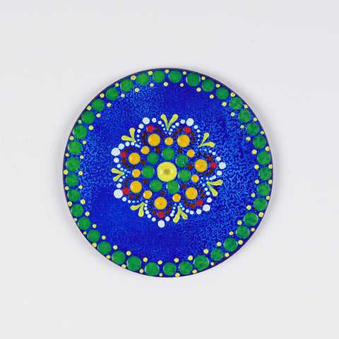 Handmade Round Mandala Tea Coasters