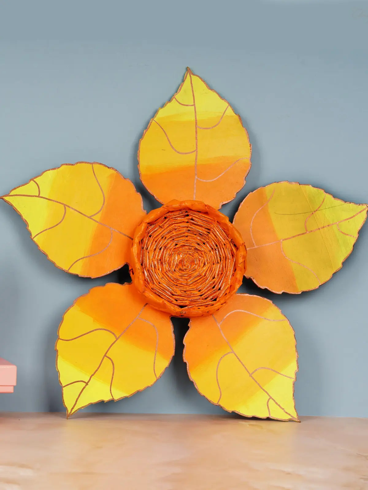 Hand Painted Sunflower Art Wall Pieces