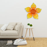Hand Painted Sunflower Art Wall Pieces